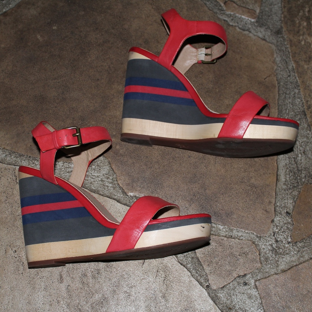 Splendid Kikka Striped Wedge Sandal